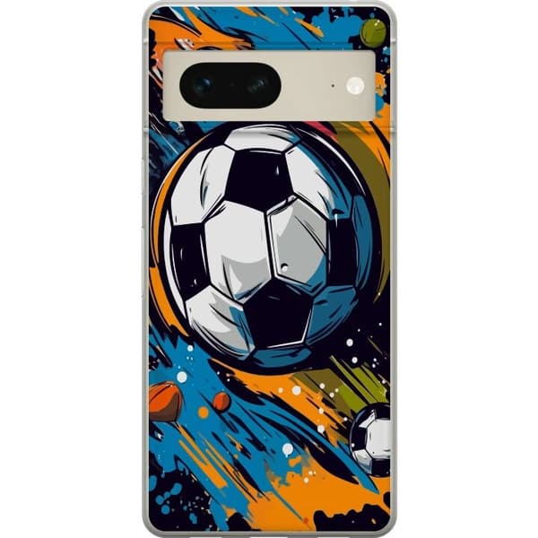 Mobilskal till Google Pixel 7 med Fotbollar