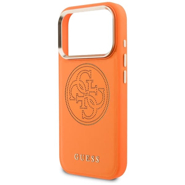 Guess Mobilskal För iPhone 17 Pro Max MagSafe  Perforated 4G - Orange