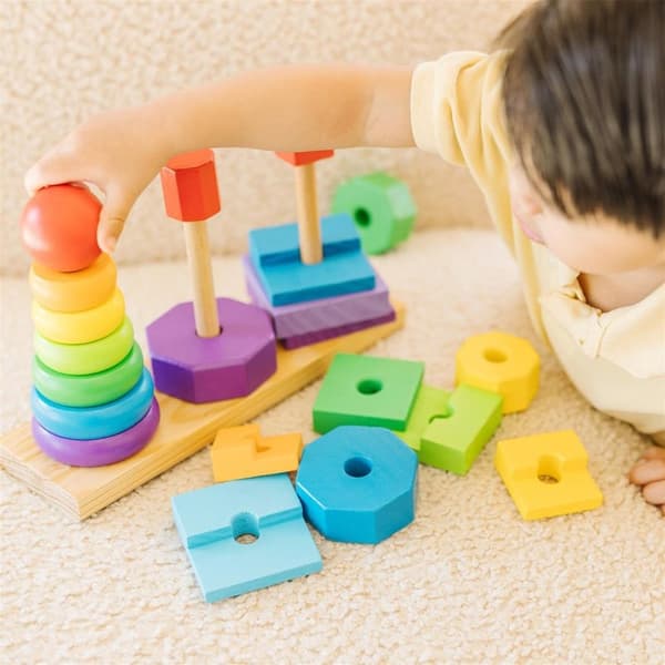 MND Wooden Stacker Geometric