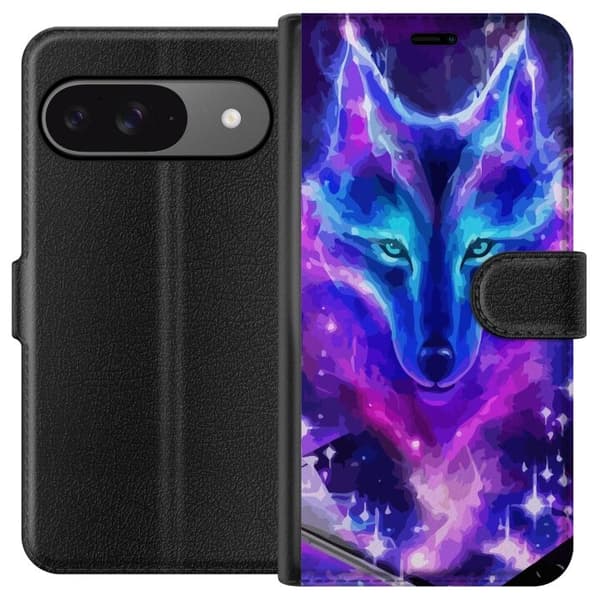 Pung Taske til Google Pixel 9 Pro med Neon Wolf