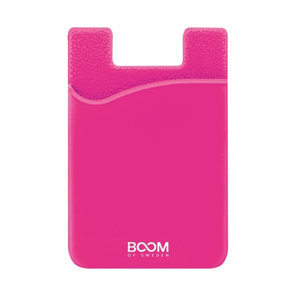 BOOM - Itsekiinnittyvä korttipidike - Magenta