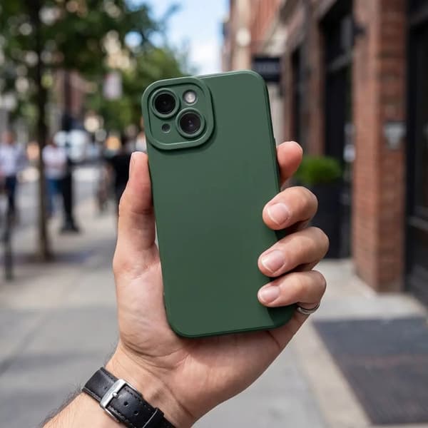 Mobilskal för iPhone 18 Pro Matt 2.0 - Mörkgrön