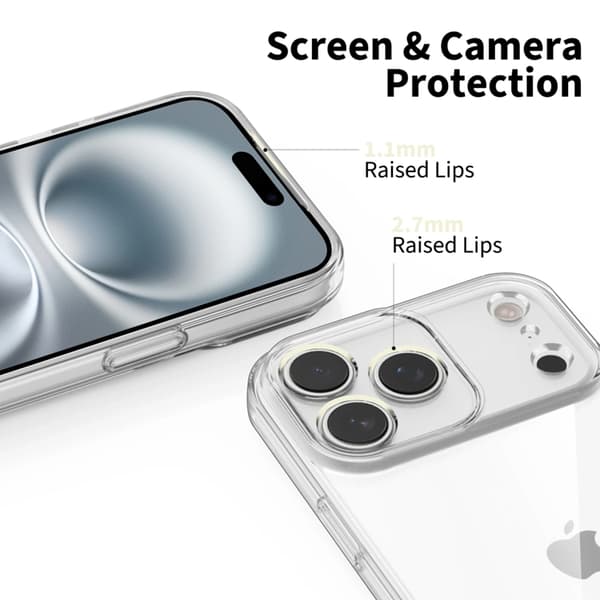 Tech-Protect Mobilskal till iPhone 18 Pro Max/17 Pro Max Flexair - Clear