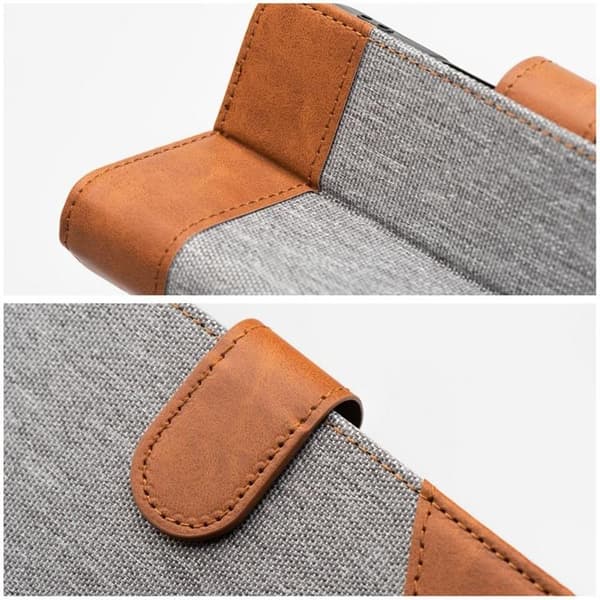 iPhone 16 Pro Max Pung Etui Jeans - Grå