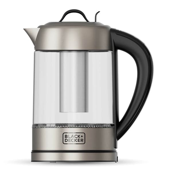 BLACK+DECK Vattenkokare  i Glas med Té-filter 1,7L