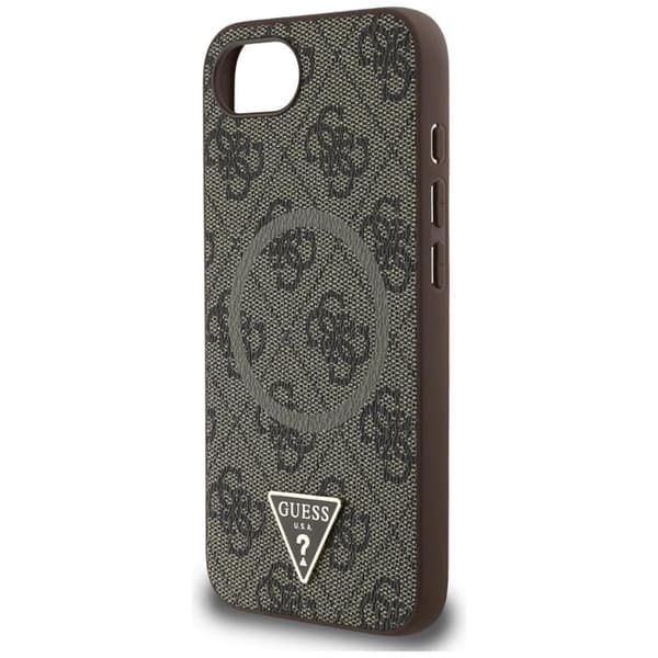 Guess Mobilskal till iPhone 16e MagSafe 4G Ring Triangle Logo