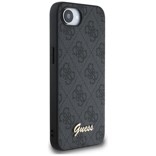 Guess Mobilskal till iPhone 16e MagSafe 4G Script Logo - Svart