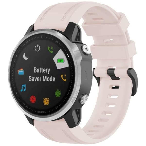 Beline-ranneke Garmin Fenix 8/7S/6S/5S - vaaleanpunainen