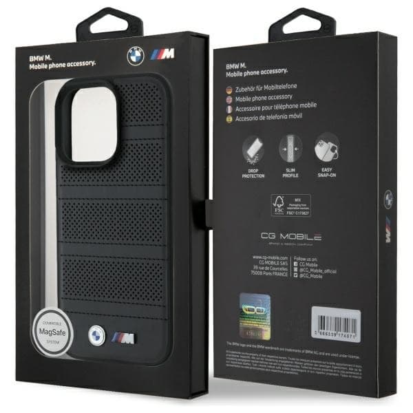 BMW-puhelinkotelo iPhone 16 Pro Max MagSafe M Perforated Line
