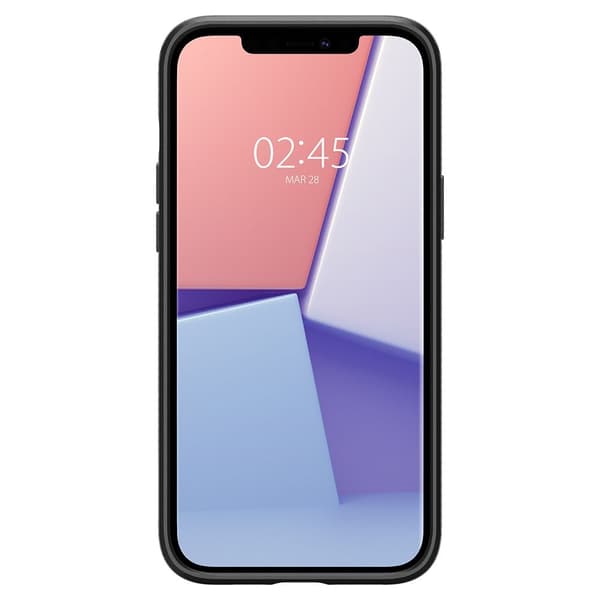SPIGEN Liquid Air iPhone 12 & 12 Pro - Mat Sort