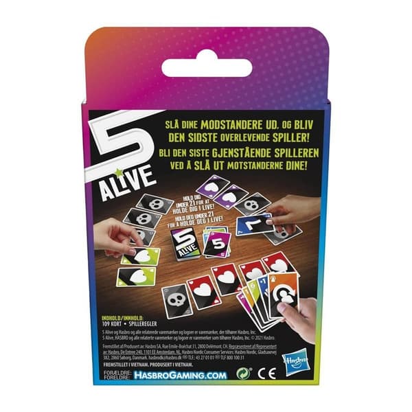 HASBRO Kortspel 5 Alive (DK/NO)