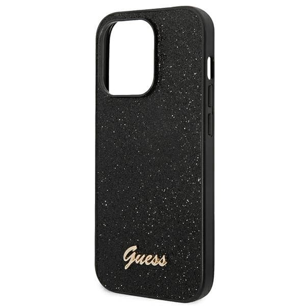 Guess Mobilskal till iPhone 14 Pro MagSafe Glitter Script