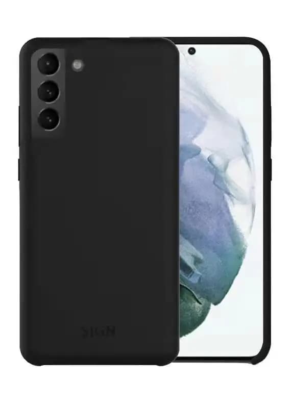 Sign Galaxy S21 Etui Flydende Silikone - Sort