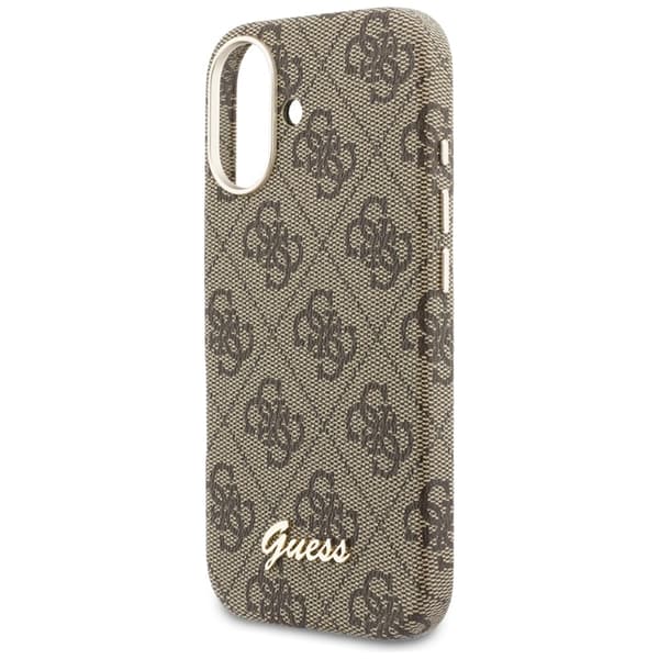 Guess  Mobilskal För iPhone 17 MagSafe 4G Script - Brun