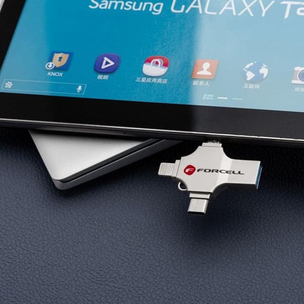 Forcell Pendrive 16 GB USB 3.2 Gen 1 (USB-A/USB-C/Lightning/Micro-USB)