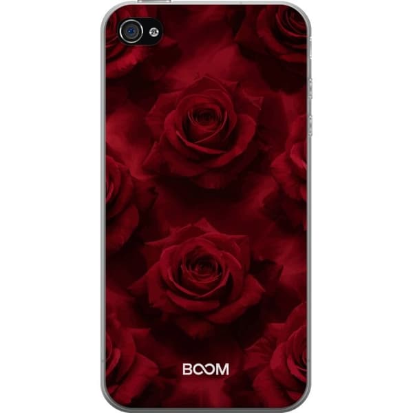 Mobilskal till Apple iPhone 4 med Crimson Rose