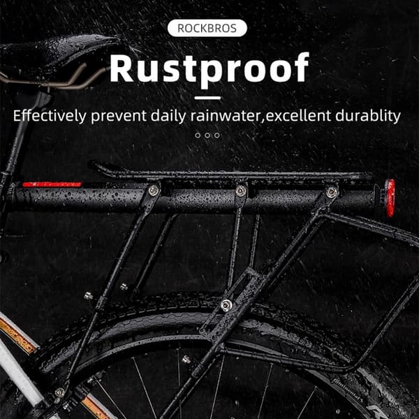 Rockbros Cykelstativ Med Hylde - Sort