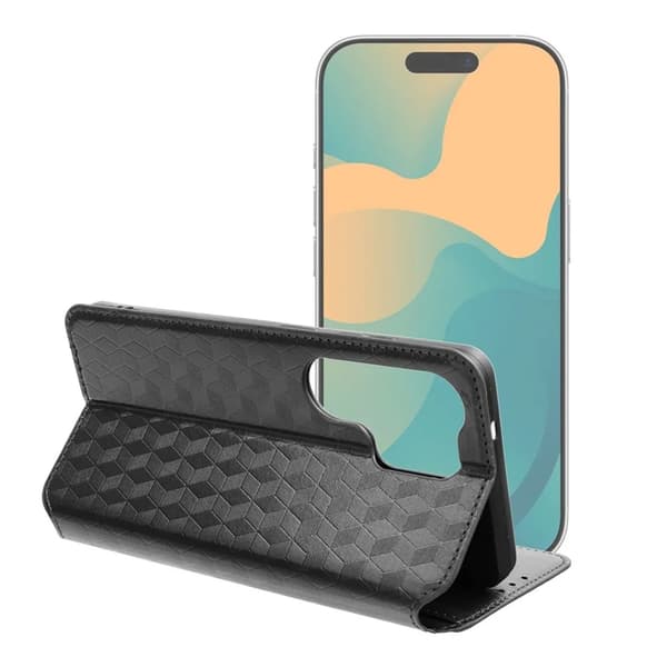 Plånboksfodral För Galaxy S26 Plus Split - Marinblå/Röd