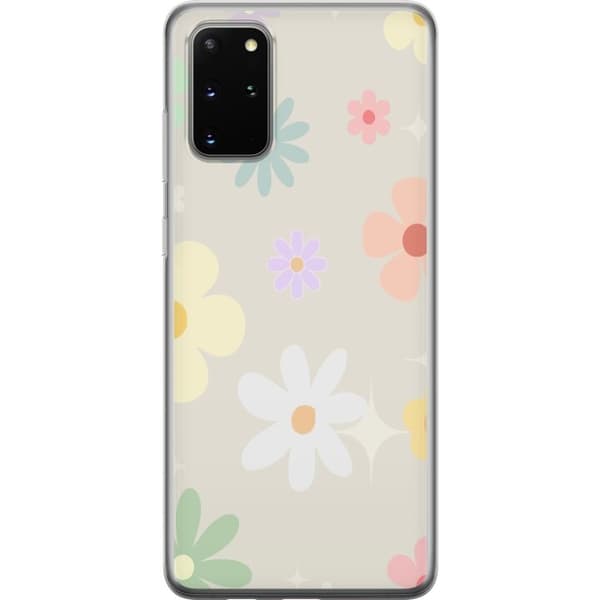 Taske til Samsung Galaxy S20+ med fejende blomster