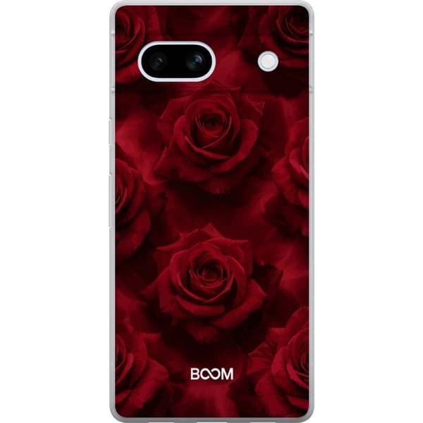 Mobilskal till Google Pixel 7a med Crimson Rose