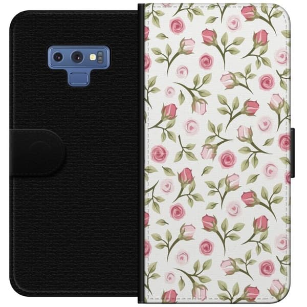 Pung Taske til Samsung Galaxy Note9 med Blomster