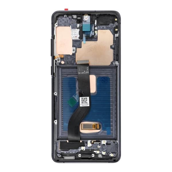 SAMSUNG S20 Plus Skærm med LCD-skærm SOFT OLED - Sort
