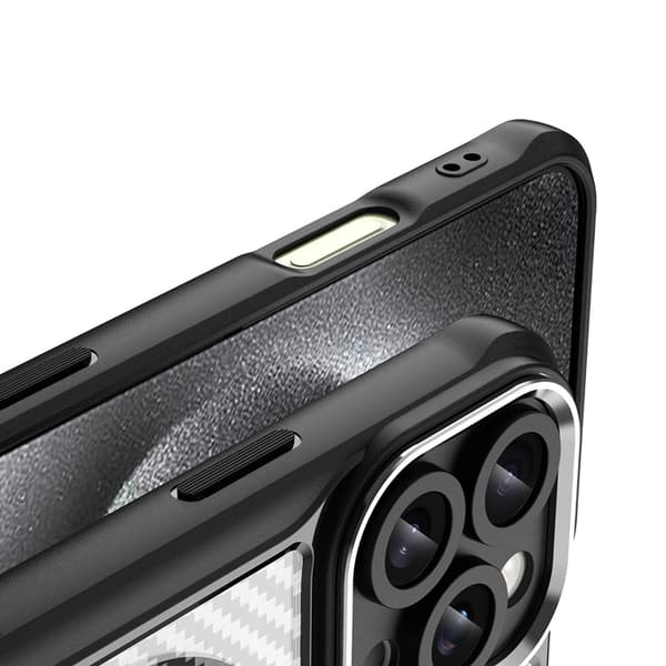 Telefontaske til iPhone 16 Pro MagSafe Silicone Leading - Sort