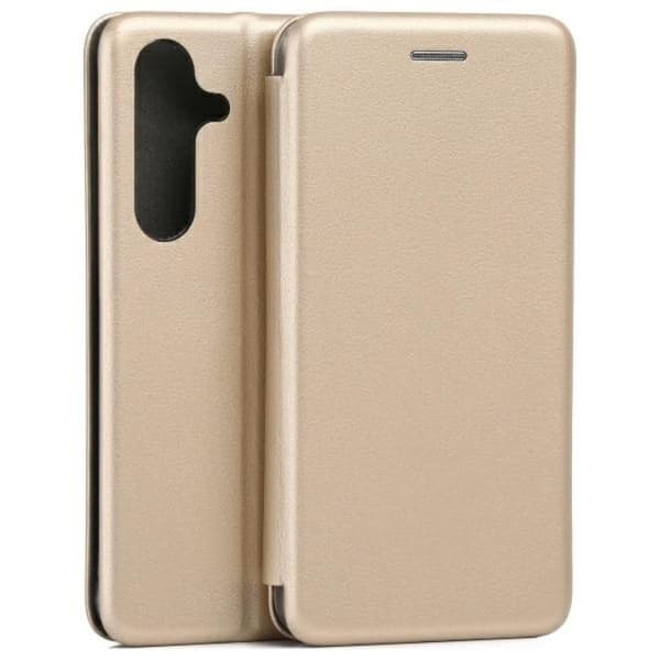Beline Galaxy S25 Plånboksfodral Magnetic - Guld