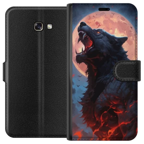 Pung Taske til Samsung Galaxy A3 (2017) med Howling Wolf