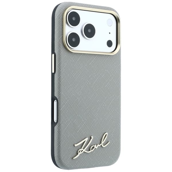 Karl Lagerfeld Mobilskal För iPhone 18 Pro/17 Pro Magsafe Saffiano Small Script