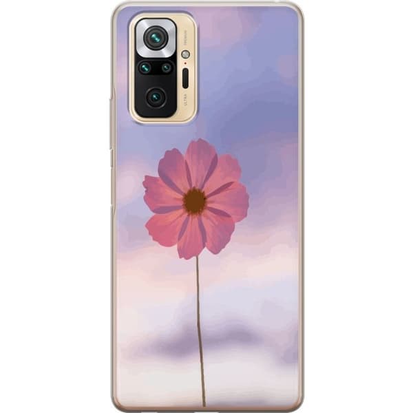 Mobilskal till Xiaomi Redmi Note 10 Pro med Rosa blomma