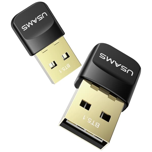 USAMS ZB321 USB Adapter Bluetooth 5.1 - Svart