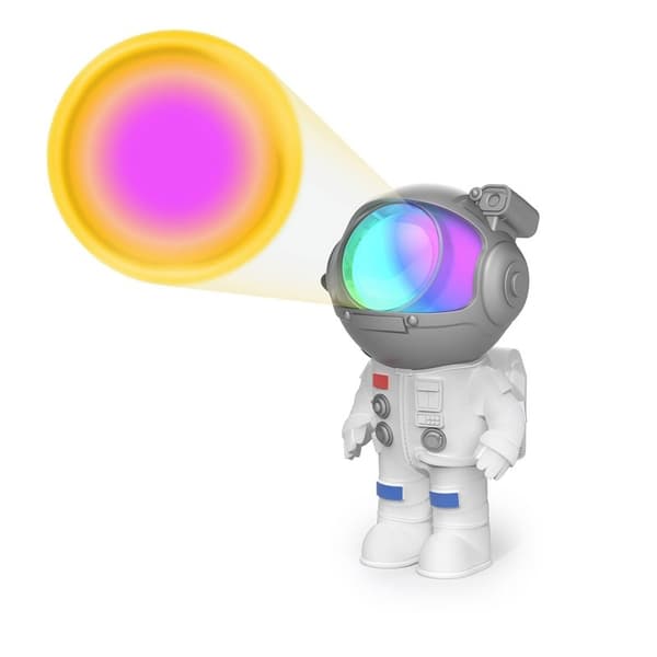 MOB Projektor Mini Stellar Light Space Vit Austonaut