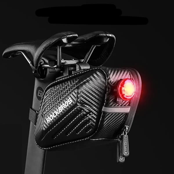 Rockbros Cykelsadelstaske 1.5L B59 - Sort