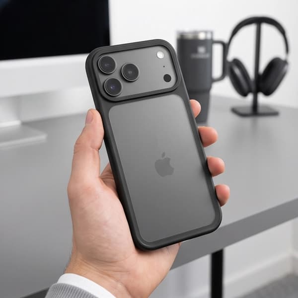 Tech-Protect Mobilcover Til iPhone 18 Pro Max Magmat - Mat Sort