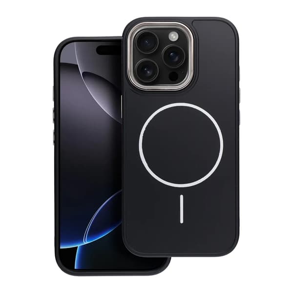Mobilcover til iPhone 14 Pro Magsafe Frame - Sort