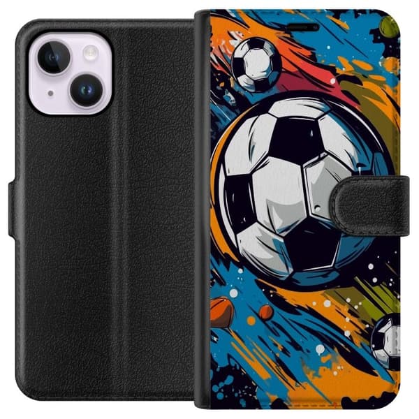 Apple iPhone 15 Plus Pung Taske med Fodbold