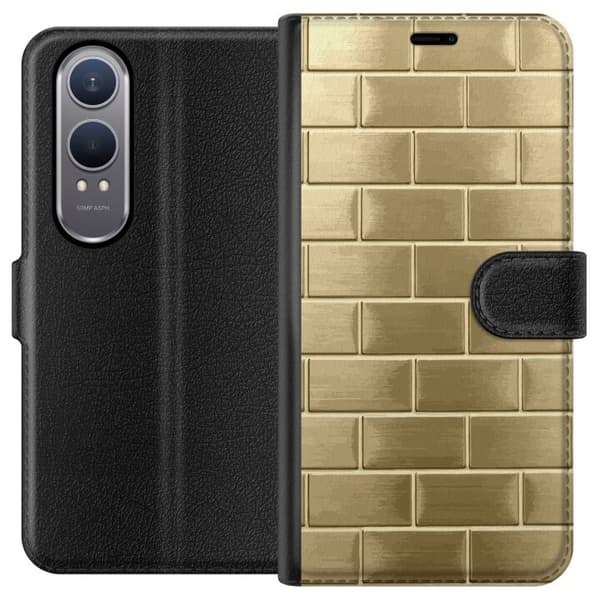 Pung Taske til OnePlus Nord CE4 Lite med gyldne mursten