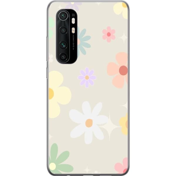 Mobilskal till Xiaomi Mi Note 10 Lite med fejdande blommor