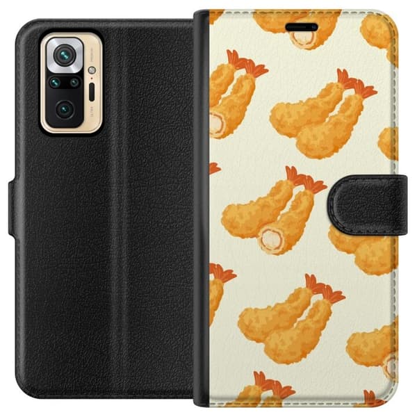 Plånboksfodral till Xiaomi Redmi Note 10 Pro med Räkor