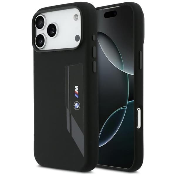 BMW Mobilskal till iPhone 17 Pro Max MagSafe Silikon Vertical Logo