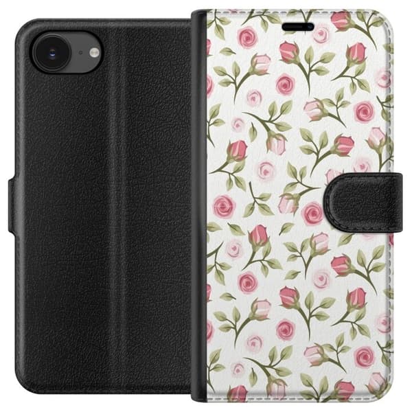 Plånboksfodral till Apple iPhone 16e med Blommigt