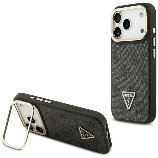 Guess Mobilskal till iPhone 17 Pro MagSafe Triangle Logo & Stand