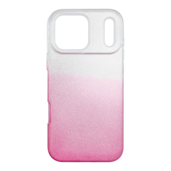 Mobilskal till iPhone 17 Pro Max Shining - Transparent/Rosa