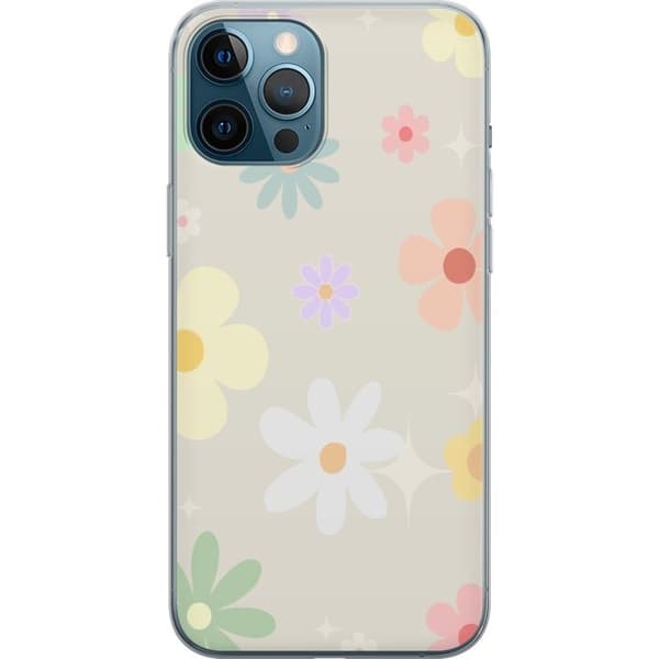 Mobilskal till Apple iPhone 12 Pro Max med fejdande blommor