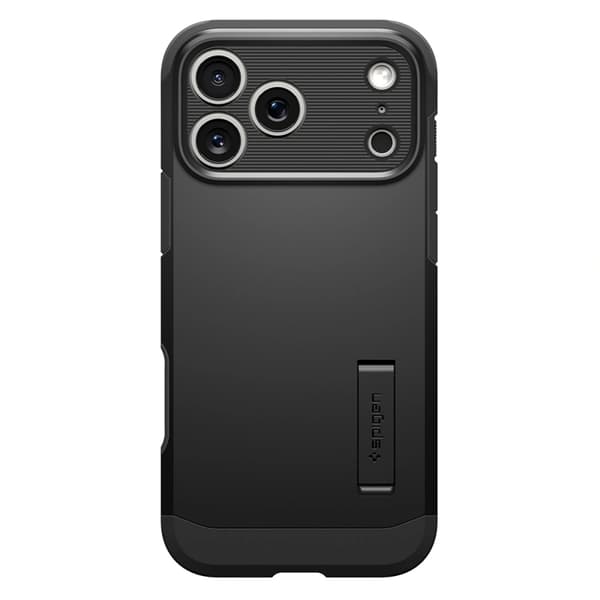 Spigen telefontaske til iPhone 17 Pro Magsafe Tough Armor - Sort