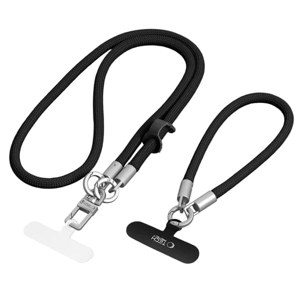 Tech-Protect Mobilrem Crossbody Og Wrist C10S - Sort/Titanium