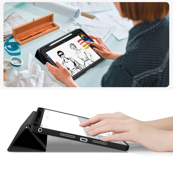 Tech-Protect-kotelo Lenovo Tab K11 Gen 2:lle - Musta