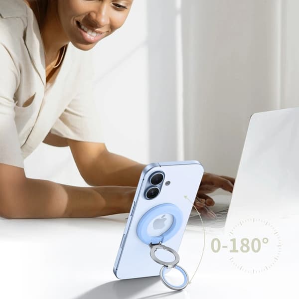Tech-Protect Magsafe Magnetisk Telefonringeholder - Babyblå
