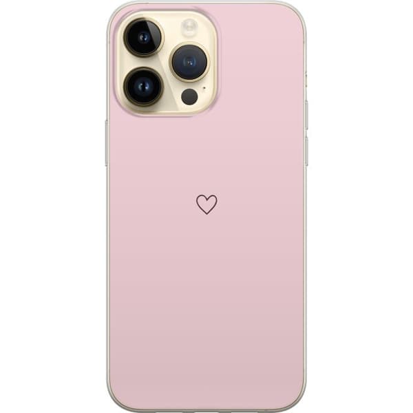 Telefontaske til Apple iPhone 14 Pro Max med lille hjerte